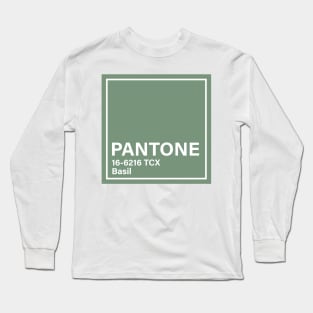 pantone 16-6216 TCX Basil Long Sleeve T-Shirt